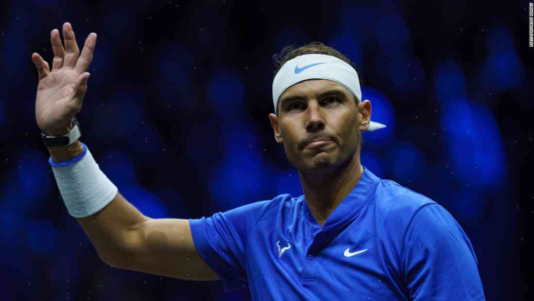 Rafael Nadal withdraws from Laver Cup