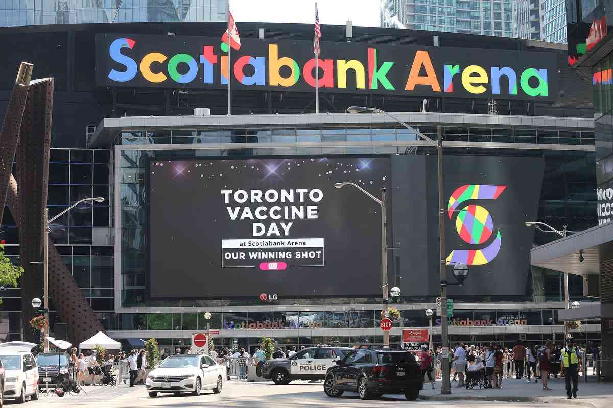 COVID-19 Vaccine Clinics to be held at Scotiabank Arena